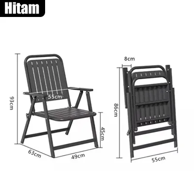 Kursi Teras Besi Kursi Lipat Kursi Outdoor Lipat Kursi Cafe kursi malas Kursi Kantor Foldable