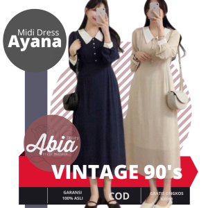 Baju Cewek Dress Korea Model Terbaru 2022 Gamis Kekinian Korean Style Lengan Panjang Viral Gamis Dres Wanita Terbaru Ceruty