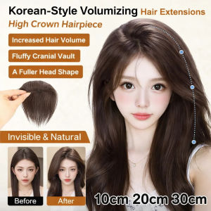 Womens Wig Piece With Invisible Volume Increase Hair Spacer Invisible And Non-marking Hair Fiber Fluffy Multi-color