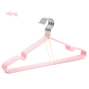 Móc treo quần áo người lớn trẻ em chống trượt móc phơi đồ inox bọc nhựa thiết kế đẹp độ bền cao - Takora