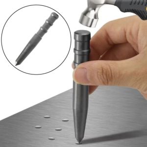 MEZCJ High-Strength Material Hole Driller Shockproof Feature Anti-Slip Design Positioner Tool Center Hole Tool Adjustable Tension Center Punch Locator Manual Operation