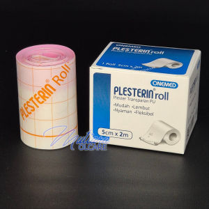 ANTI AIR - Plesterin Roll Transparan PU Roll Onemed | Plester Anti Air | Mutiara Alkes