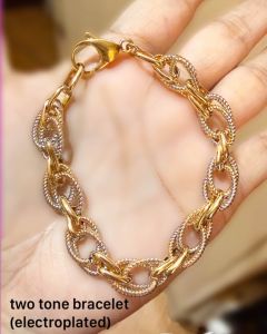 SD Two tone Bracelet(electroplated)