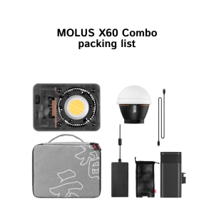 Zhiyun Molus X60/X60RGB Cinematic COB Light | 12 Months Warranty