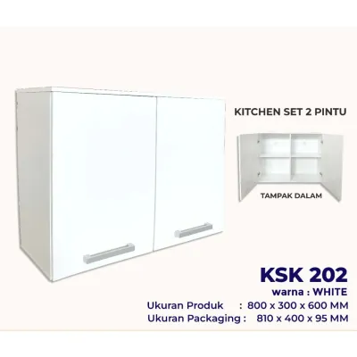 KITCHEN SET ATAS 2 DAN 3 PINTU MODERN MINIMALIS [PARBUB]