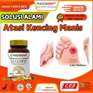 Glucofit Obat Herbal Diabetes Kencing Manis Basah dan Kering Penurun Gula Darah Tinggi Rendah