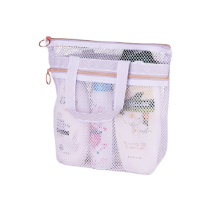 Lưới Trong Suốt phòng tắm Essential Organizer Túi đa năng du lịch lưu trữ container với tay cầm di động