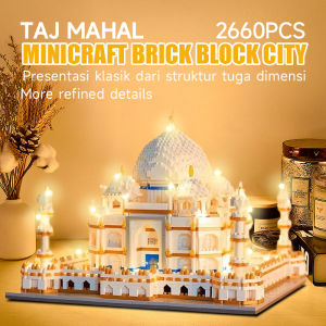 Leiao UT【🔥Best Picks✔️Ready】Mainan Bricks Blok Taj Mahal World DIY Diamond Blocks Micro Bricks Titanic Ship Cruise Bricks Blok Model Building Blok Kits Big Paris Eiffel