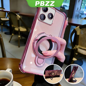 Case For Realme C53 C51S NARZO N53 Note 60X 70X 70T 80 50 C63 C61 C83 4G Phone Casing Shockproof New Design Aesthetic Airbag Transparent Cute With Holder For Girls