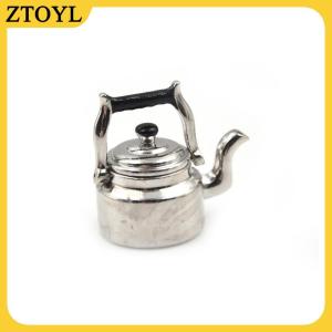 ZTOYL 1 12 Dollhouse thu nhỏ trà ấm đun nước trà nồi giả vờ chơi đồ nội thất đồ chơi
