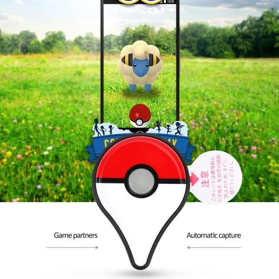 Pokémon GO Plus Auto Catch Bracelet – Gotcha Style, Rechargeable Square For Android & IOS