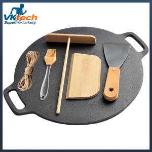 แพนเค้กแพนแพนเค้กไม่ติดแพนเค้กกระทะพร้อมด้ามจับแพนเค้กอบกระทะย่างบาร์บีคิวสำหรับห้องครัวที่บ้าน