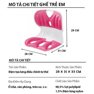 Ghế Chỉnh Dáng Ngồi Đúng HAPPY ZY-06 PHIÊN BẢN TO DÀY DẶN CAO CẤP - Chống Đau Lưng Mỏi Lưng Gù Lưng Ngồi Lâu