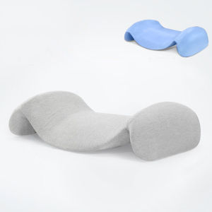 Lumbar Support Pillow Ergonomic Memory Foam Lumbar Pillow Relieve Back Pain Breathable & Detachable & Washable Lower Back Pillow for Office Chair Recliner and Bed