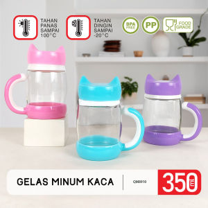 Mug Jar Gelas Cangkir Tumbler Travel Stainless Kaca Botol Air Minum Panas Dingin My Bottle Souvenir