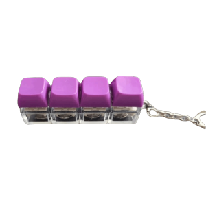 MOPFOL Giảm căng thẳng Đồ chơi fidget bàn phím có móc khóa Nút bấm ngón tay Nút bấm ngón tay Hài hước Đồ chơi keycap tự làm Máy kiểm tra trục 4 nút Người lớn