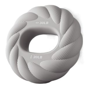 SERAPHYXO 20-50LB Grip Strength Training Ring Petal Shaped Double Weight Finger Strength Exerciser Professional Silicone Hand Grip Strengthener Women
