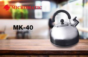 Micromatic MK-40 4.0L Whistling Kettle (Stainless)