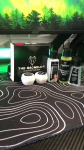 The Bachelor Skin Care for Men Facial Kit Anti-Acne Oily Skin Whitening Gluta Niacinamide Rejuvenating Cream Serum Sunblock Gel Soap Toner Comfort Skin Repair Set