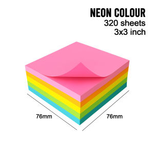 VC Art 3x3 Value Pack Sticky Notes 400 Sheets - Removable (Stick on Notes)