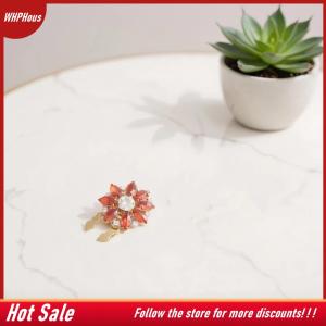 【COD】🔥🔥🔥 Crystal Pearl Button Covers Detachable Clip-On Shirt Coat Decorative Buttons Sewing Button For DIY Blouses Clothing Women Men