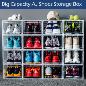&diams PREMIUM BIG Version 4 Boxes Big Capacity AJ Yeezy Stackable Shoe Box Rack Storage Cabinet Sneakers Drawer Shelf