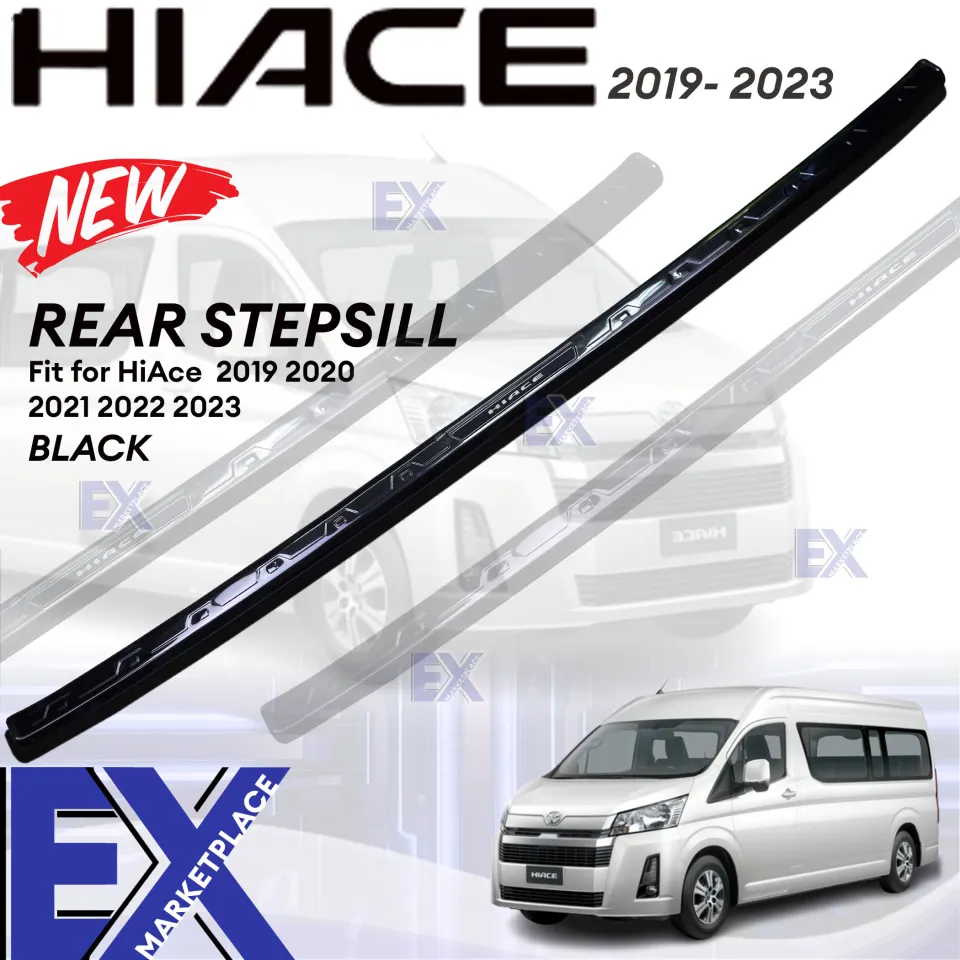Toyota HiAce 2019 to 2023 OEM Rear Stepsill Rear Bumper Guard