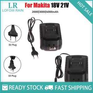 LF Wholesale✨Flash Sale ✨ EU US Plug Battery Charger Replacement For Makita Model 21V Li-ion Electric Drill Grinder Charger Universal Makita Charger Electric Drill Wrench Angle Grinder Power Tool Charger