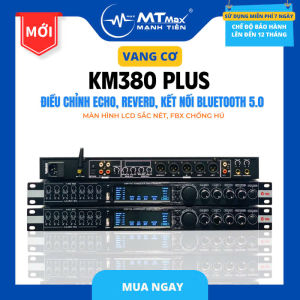 rẻ nhất / Vang Cơ KM380 PLUS Kết Nối Bluetooth Màn Hình LCD Sắc Nét Công Nghệ FBX Chống Hú 5 Cấp Độ Điều Chỉnh Echo Reverb Dễ Dàng Tốc Độ Truyền Dẫn Tín Hiệu Nhanh Chóng