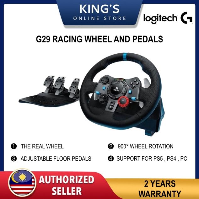 Logitech G29 / G923 Gaming Racing Wheel Steering + Pedal + Drive Force ...