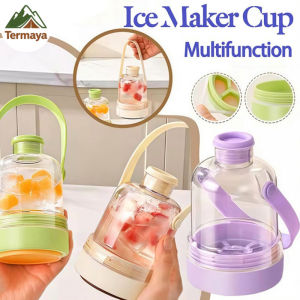 Termaya Ice Maker Cup Portable Ice Cube Bottle Leakproof BPA Free Botol Air Sejuk Camping Office