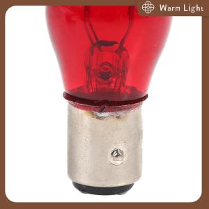 Warm Light 2Pcs BAW15D Red Brake Stop Tail Light Car Bulb 12V Turn Signals Warning Lights