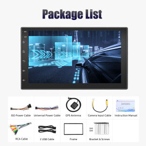 ESSGOO 4+64GB Carplay Android Auto 7"/9"/10" IPS Touch Screen Car Player 2 Din Multimedia MP5 Player Mirror link Video Support AI Voice Control AHD ASP WiFi GPS Car Radio