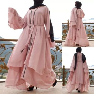 [ABAYA ORI] BISA REQUEST WARNA DAN UKURAN New Abaya Maxi Dress Arab Saudi Bordir Zephy Turki Umroh Outer Dubai Terbaru
