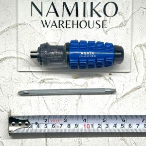 Obeng Bolak Balik Gagang Karet ANATA 4 Inch 6mm