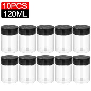 OKKFINE 1Pcs with Butterfly Lids Labels Seasoning Bottle Double Cover 100ml-300ml Kitchen Gadget Clear BBQ Condiment Box for Herbs Powders Salt Pepper