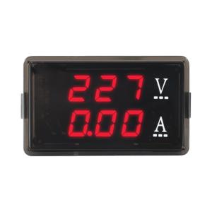 Voltage Ammeter Monitors ACV70-480V Power Supply VoltsCurrent Voltmeter Detection Panel LCDDual Digital Display