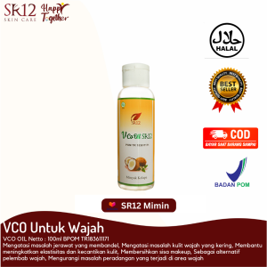 SR12 VCO Virgin Coconut Oil 100% Minyak Kelapa Murni Melembabkan Wajah