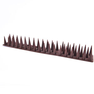 Anti Bird Spikes Cat and Bird Deterrent Plastic Deterrent Anti Theft Climb Strips Plastic Security Fence Spikes to Keep Birds Away