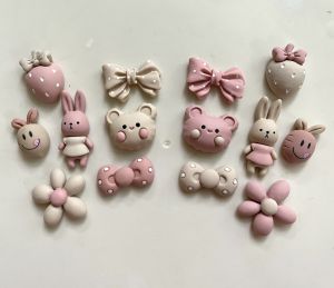 Set Charm Trang Trí Dép Cross Siêu Xinh Nhiễu Mẫu Có Sẵn Nút Gắn