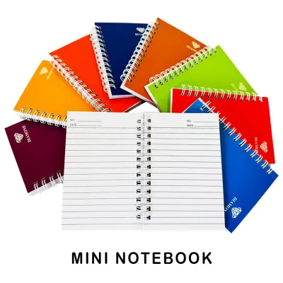 10pcs Memo Notebook (Small notebook) Memo note Daily notePocket memo Side spiral (DIAMOND)