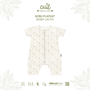 CUIT Nobu Playsuit Zipper - Colorful Printed Playsuit Baby - Jumper Romper Onesies Bayi Baju Terusan Resleting Anak 3 Bulan - 2 Tahun