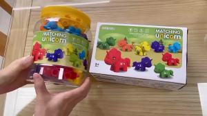 Childrens Early Education Unicorn Letter Matching Toy Number Counting Pattern Pairing Montessori Cognitive Teaching Aid
