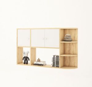 FREESHIP HCM - Kệ Sách Treo Tường Gỗ MDF Tatana KS002 – có thiết kế theo yêu cầu khách hàng