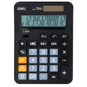 เครื่องคิดเลข deli EM210(Black)