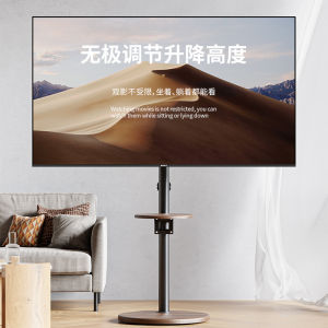 TV Floor Stand Computer Monitor Live Streaming Mount Movable Rotating Horizontal Vertical Screen Integrated Cart