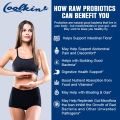 Coolkin Probiotics - 100 Billion CFU - 34 Strains to Improve Mood and Relieve Digestive Discomfort, 120 Dietary Capsules. 