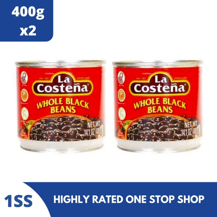 La Costeña Whole Black Beans 400g, Set of 2 Lazada PH