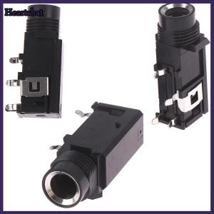 [Heartsbat] Amango 3pcs lot 6.35mm Jack stereo female socket connector audio adapter 4pin