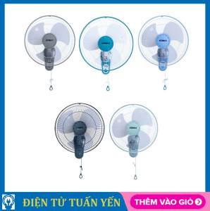 Quạt treo tường Senko T1680-T1682 công suất 47W (giao màu ngẫu nhiên) - Hàng chính hãng